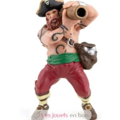 Figurine pirate au canon rouge - Papo