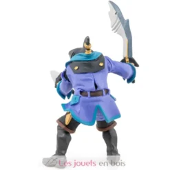 Figurine Pirate mutant requin bleu gris -PAPO