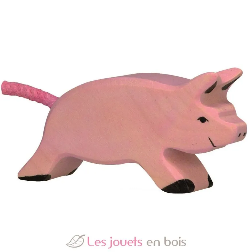 Figurine Porcelet, courant - Holztiger