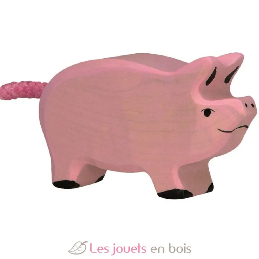 Figurine Porcelet - Holztiger