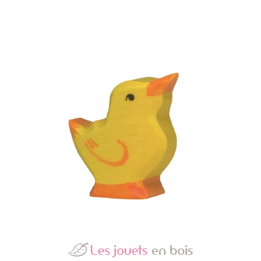 Figurine Poussin, tête haute - Holztiger