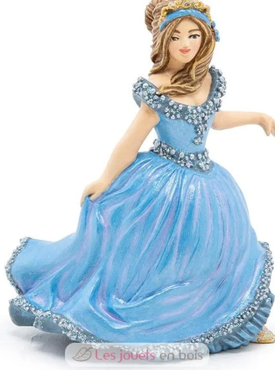 Figurine Princesse à la Pantoufle de Verre bleue Papo