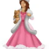 Figurine Princesse rose au petit chien - Papo