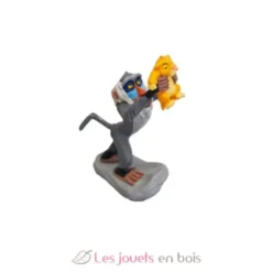 Figurine Rafiki avec bébé Simba - Bullyland