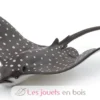 Figurine Raie léopard grise à pois blanc Papo