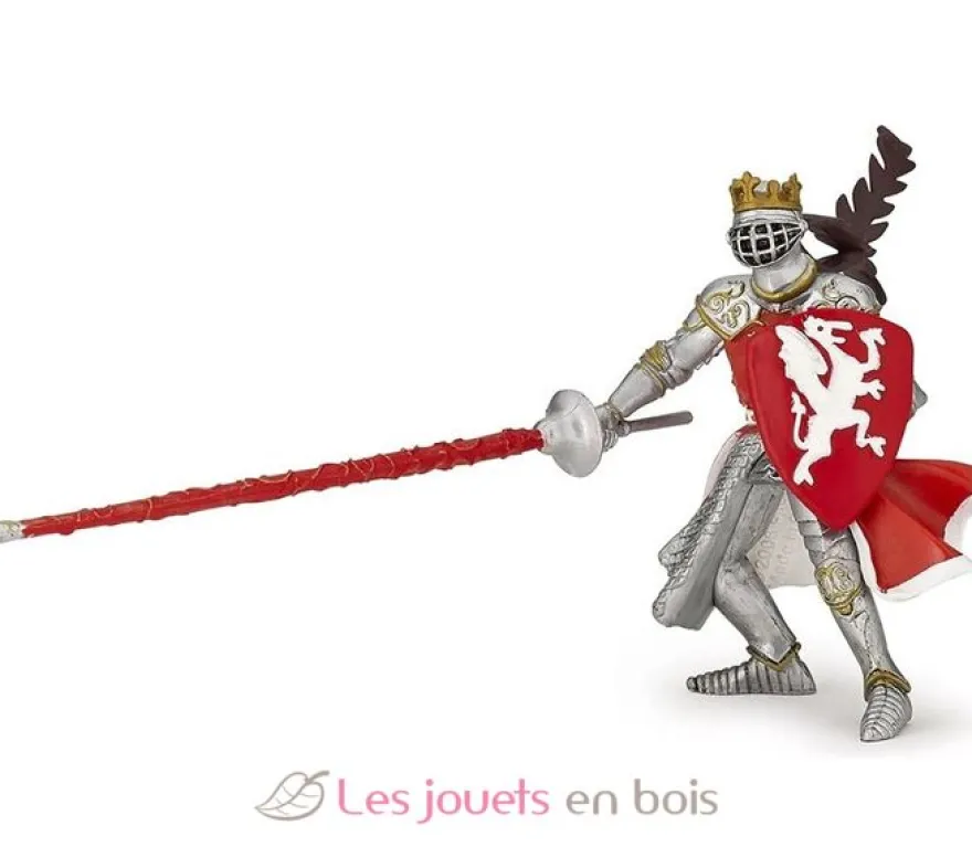 Figurine Roi au dragon rouge - Papo