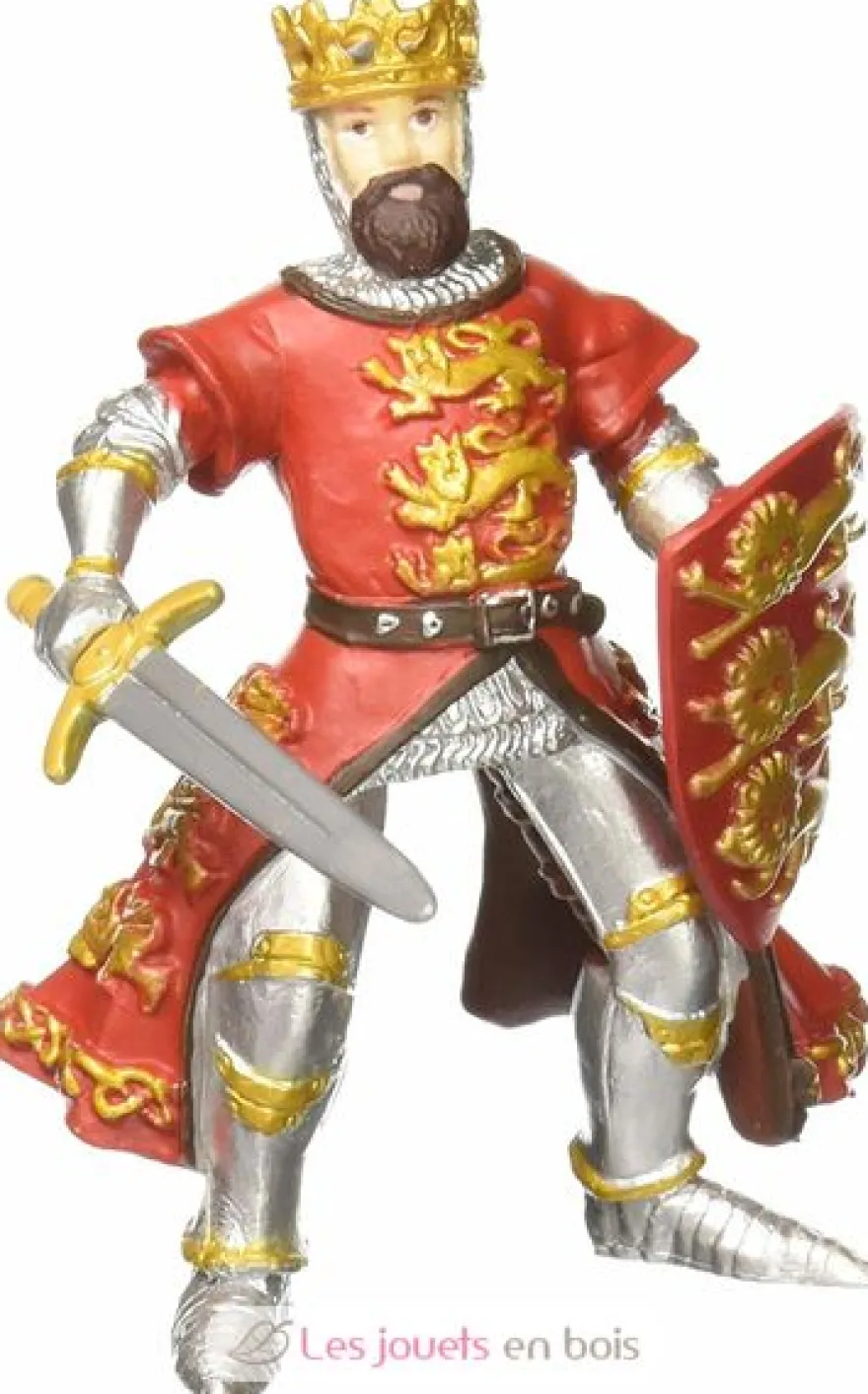 Figurine Roi Richard rouge - Papo