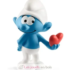 Figurine Schtroumpf avec cœur - Schleich
