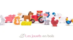 Figurines en bois Animaux Ferme - New Classic Toys