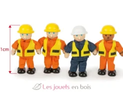 Figurines en bois Bâtisseurs - Bigjigs Toys