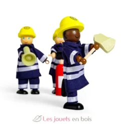 Figurines en bois Pompiers - Bigjigs Toys