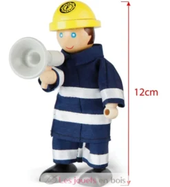 Figurines en bois Pompiers - Bigjigs Toys