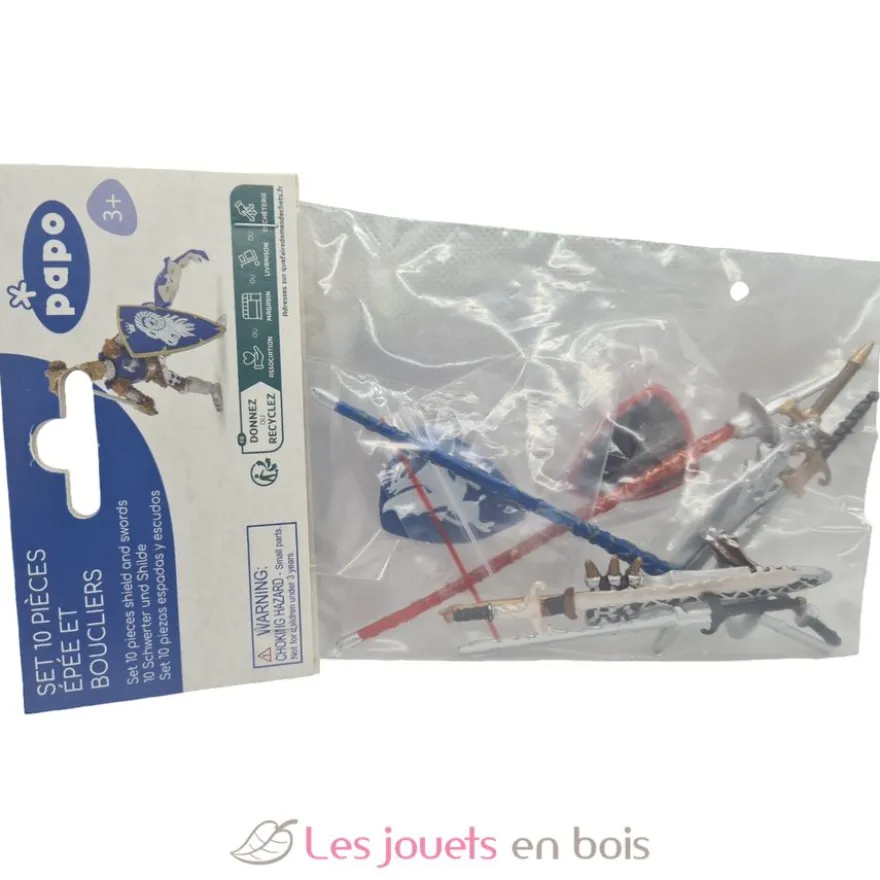 Figurine Set de 10 accessoires pour chevaliers Papo