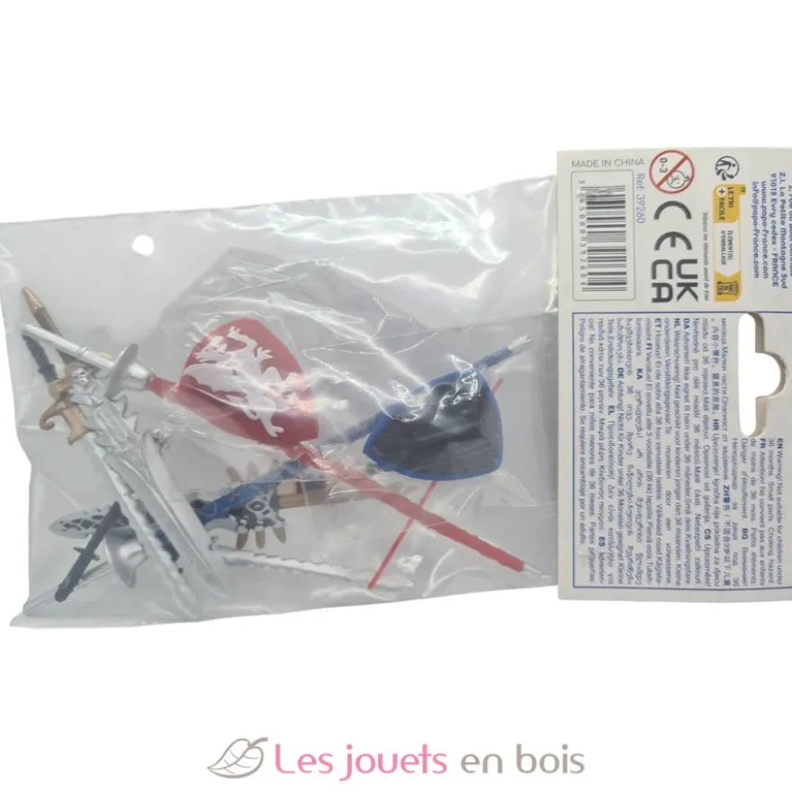 Figurine Set de 10 accessoires pour chevaliers Papo