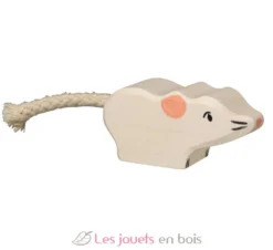 Figurine Souris blanche - Holztiger