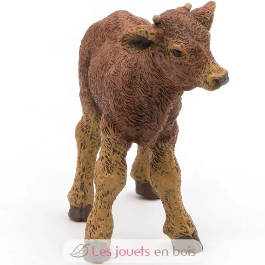 Figurine veau Limousin marron - Papo