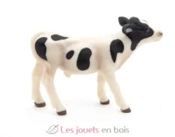Figurine Veau noir et blanc - Papo