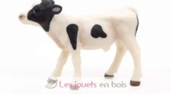 Figurine Veau noir et blanc - Papo