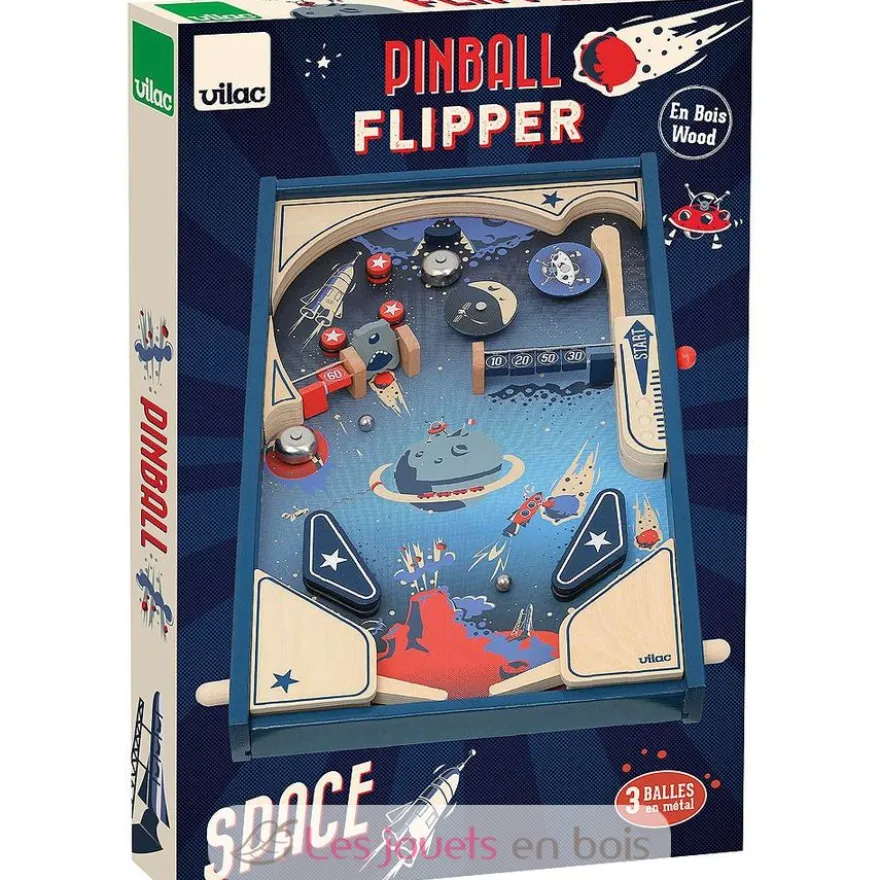 Flipper en bois de l'Espace - Vilac