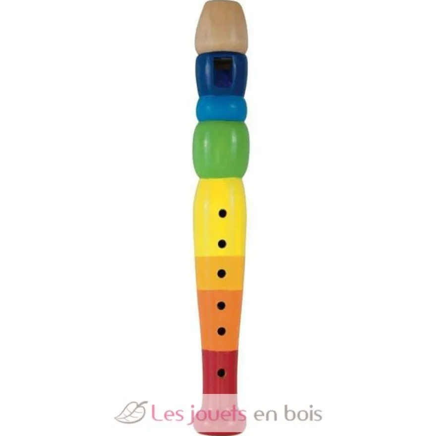 Flûte en bois coloré - Goki