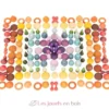 Formes en bois colorées 168 pcs - TickiT