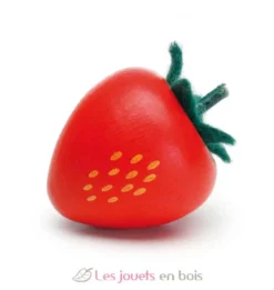 Fraise en bois rouge - Erzi