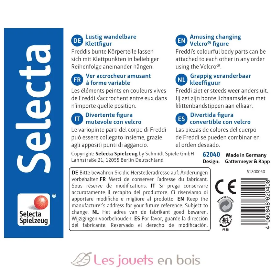 Freddi - le petit ver accrocheur - Selecta