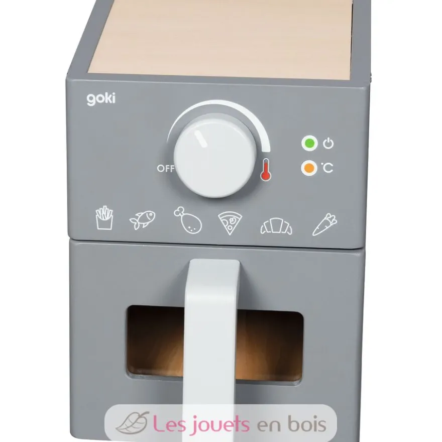 Friteuse à air chaud en bois grise - Goki