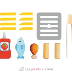 Friteuse à air chaud en bois grise - Goki