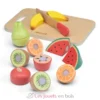 Fruits en bois à découper - New Classic Toys