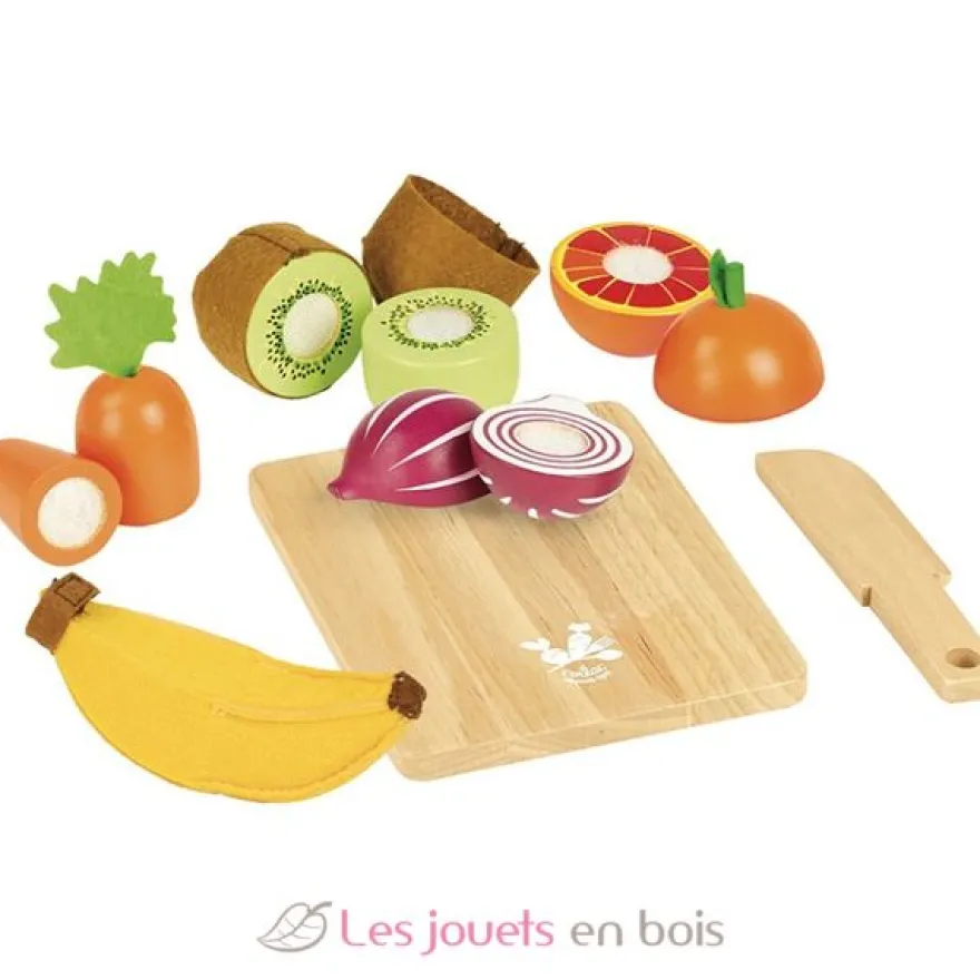 Fruits et légumes à découper - Jour de Marché - Vilac