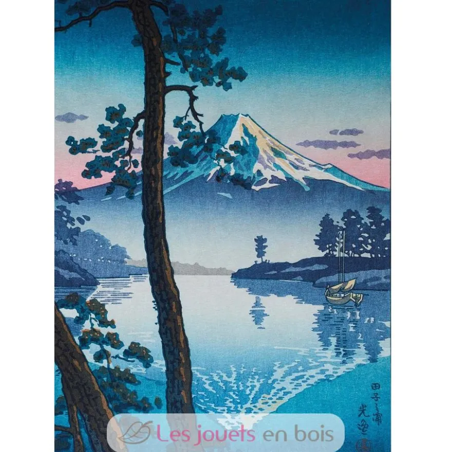 Fuji depuis la baie de Tago de Koitsu - Puzzle Michèle Wilson