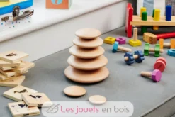 Galets en bois naturel - TickiT