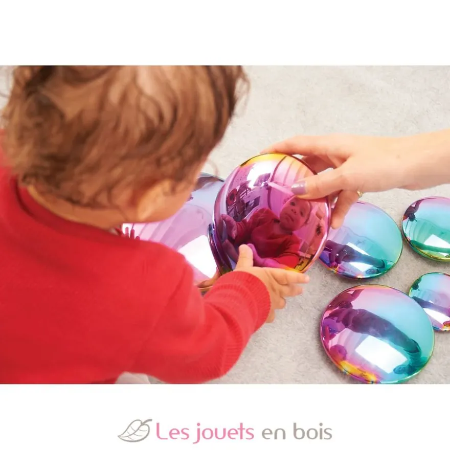 Galets réfléchissants multicolores - TickiT