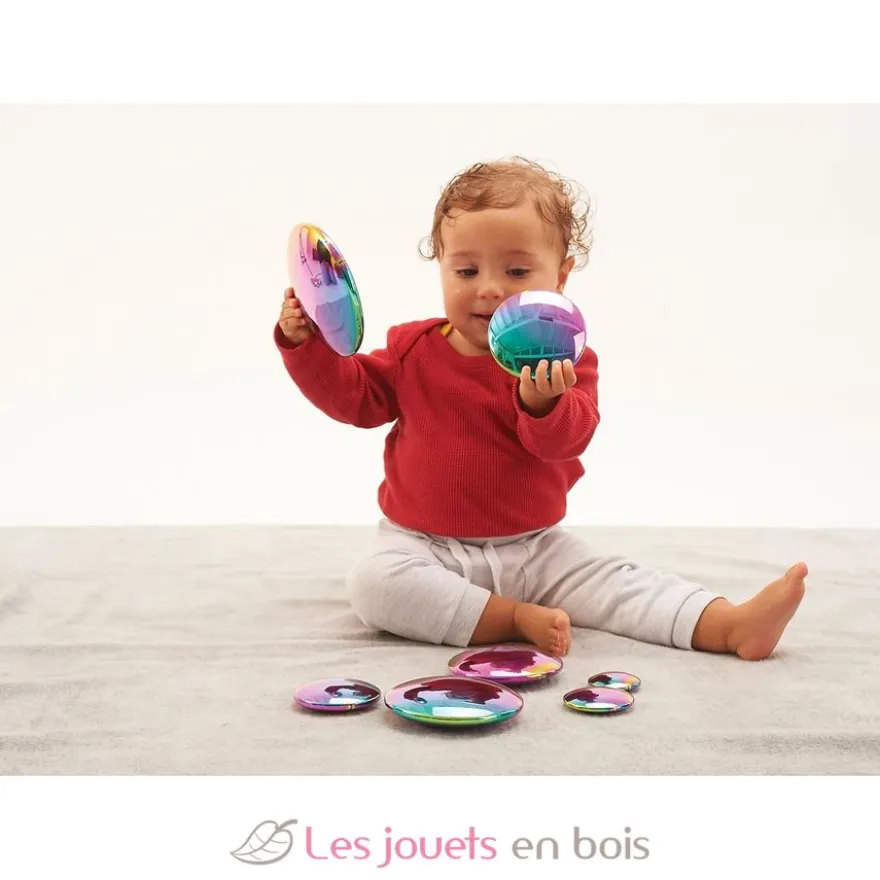 Galets réfléchissants multicolores - TickiT