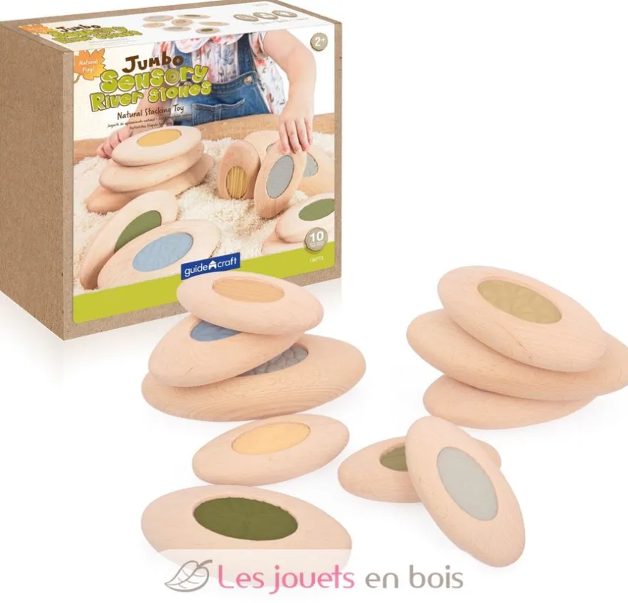 Galets sensoriels à empiler - Guidecraft