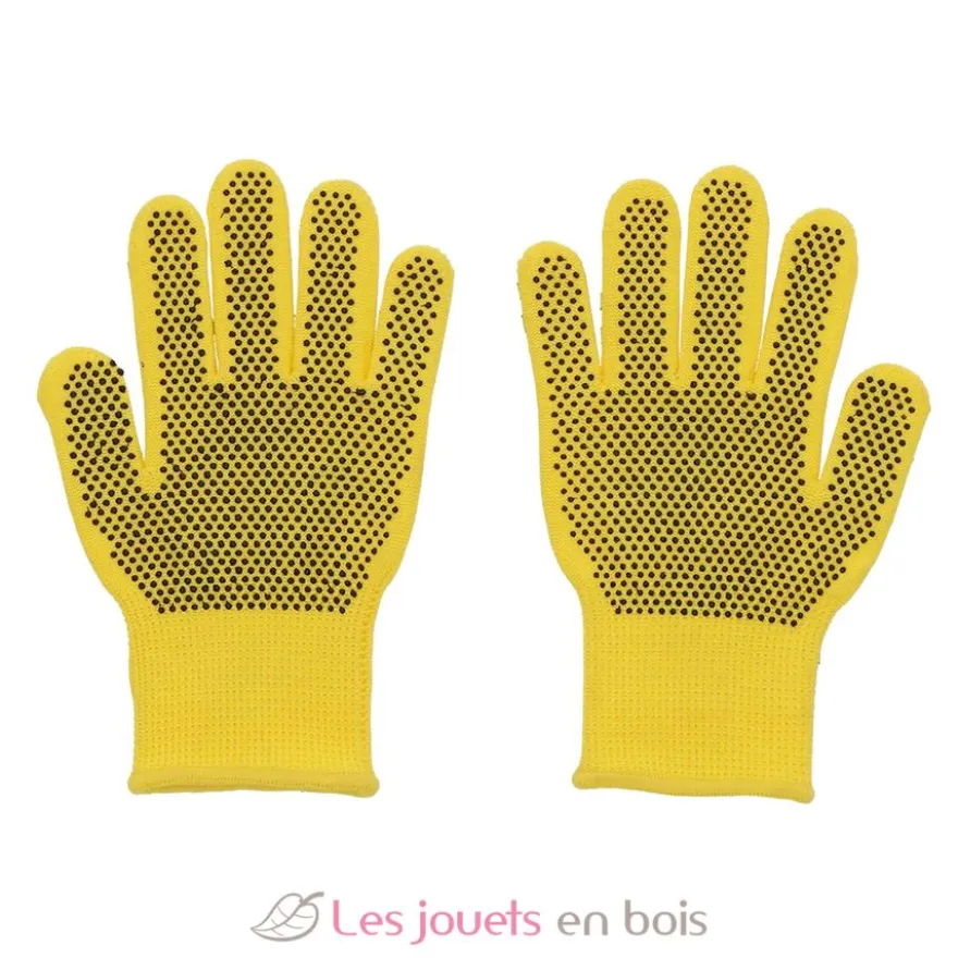 Gants de jardinage enfant jaune, motif abeille - Esschert Design