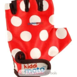 Gants Red Dotty SMALL - Kiddimoto