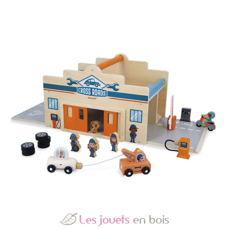Garage en bois Ville - Cross Roads - Dès 2 ans - Janod