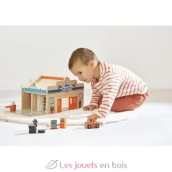 Garage en bois Ville - Cross Roads - Dès 2 ans - Janod