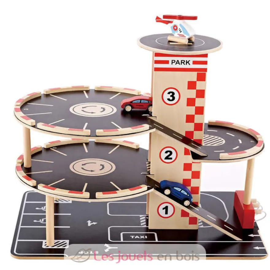 Garage multi-niveaux - Hape Toys