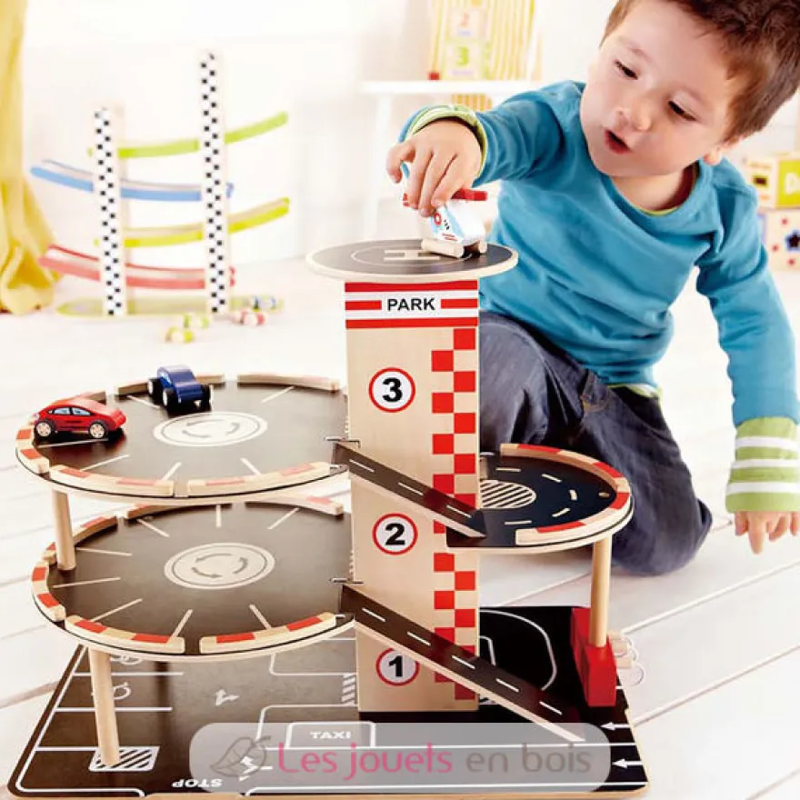 Garage multi-niveaux - Hape Toys