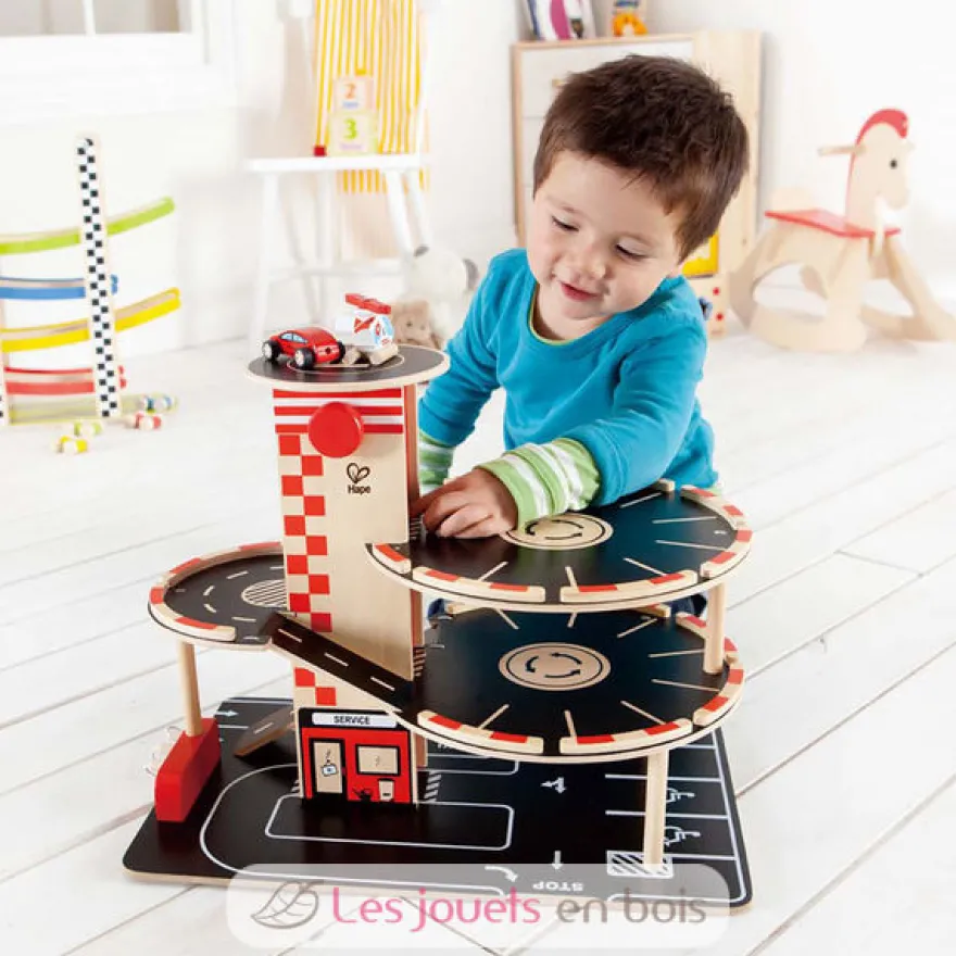 Garage multi-niveaux - Hape Toys