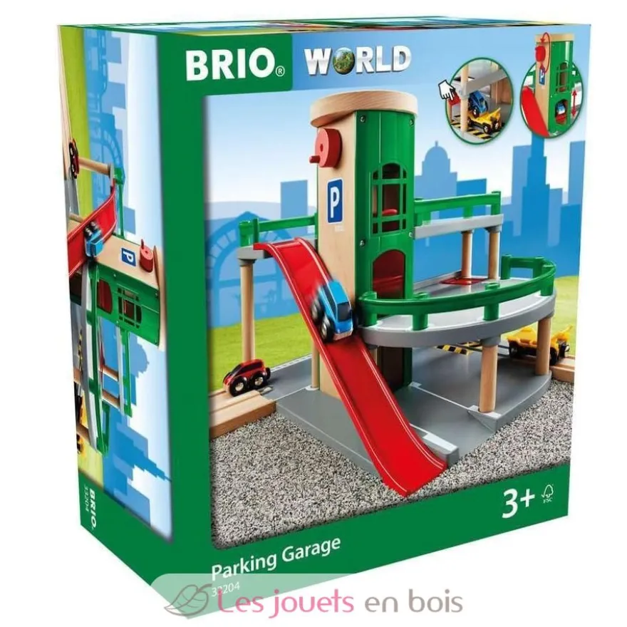 Garage rail et route - Brio