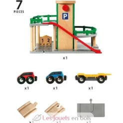 Garage rail et route - Brio
