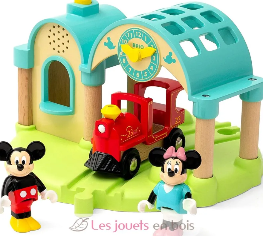 Gare à enregistreur vocal Mickey Mouse - Brio