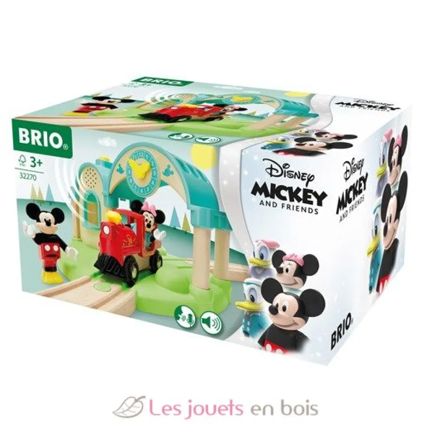 Gare à enregistreur vocal Mickey Mouse - Brio
