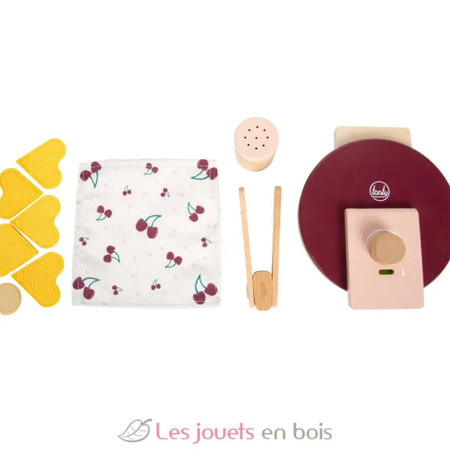 Gaufrier en bois Tasty rouge - Small foot