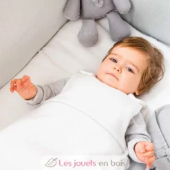 Gigoteuse 70 cm jacquard blanc - Nattou