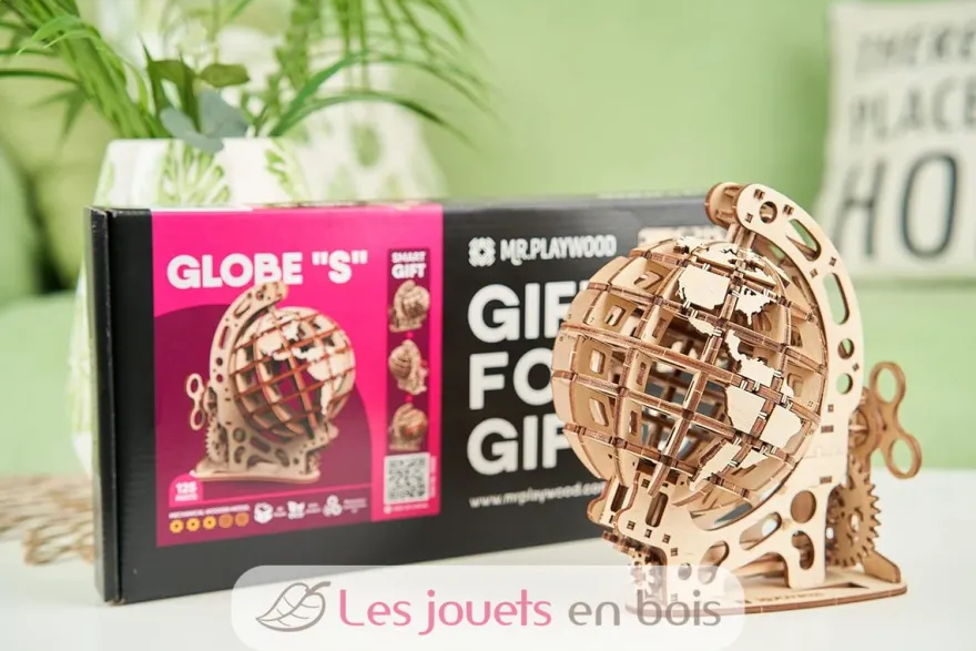 Globe Mécanique S - Puzzle 3D en bois - Mr. Playwood